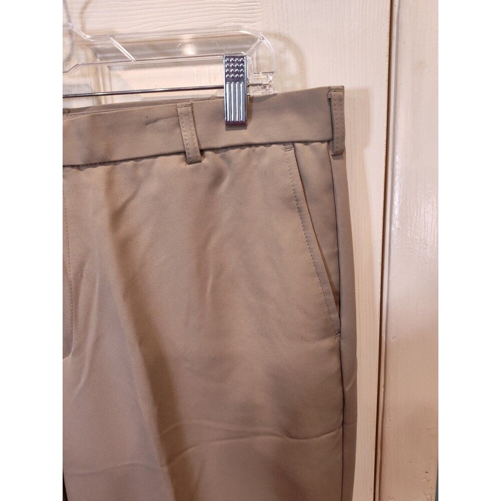 IZOD Golf Pants Men’s 38 NWT Sport Flex Stretch Trousers Sun Control Khaki - Picture 5 of 12